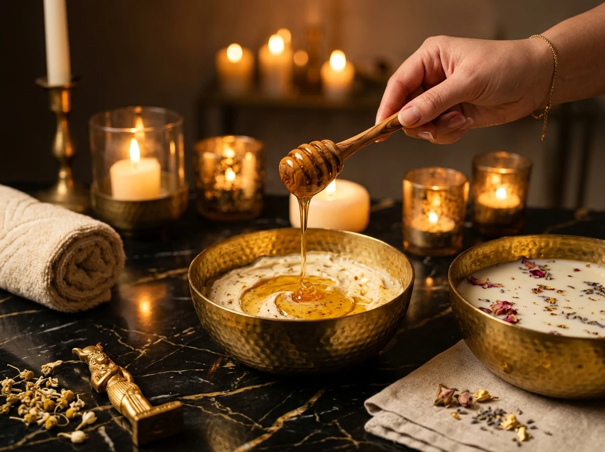 Kleopátra Méz és Tej Rituálé — Afrodita Vanilla Honey Nutri-Spa